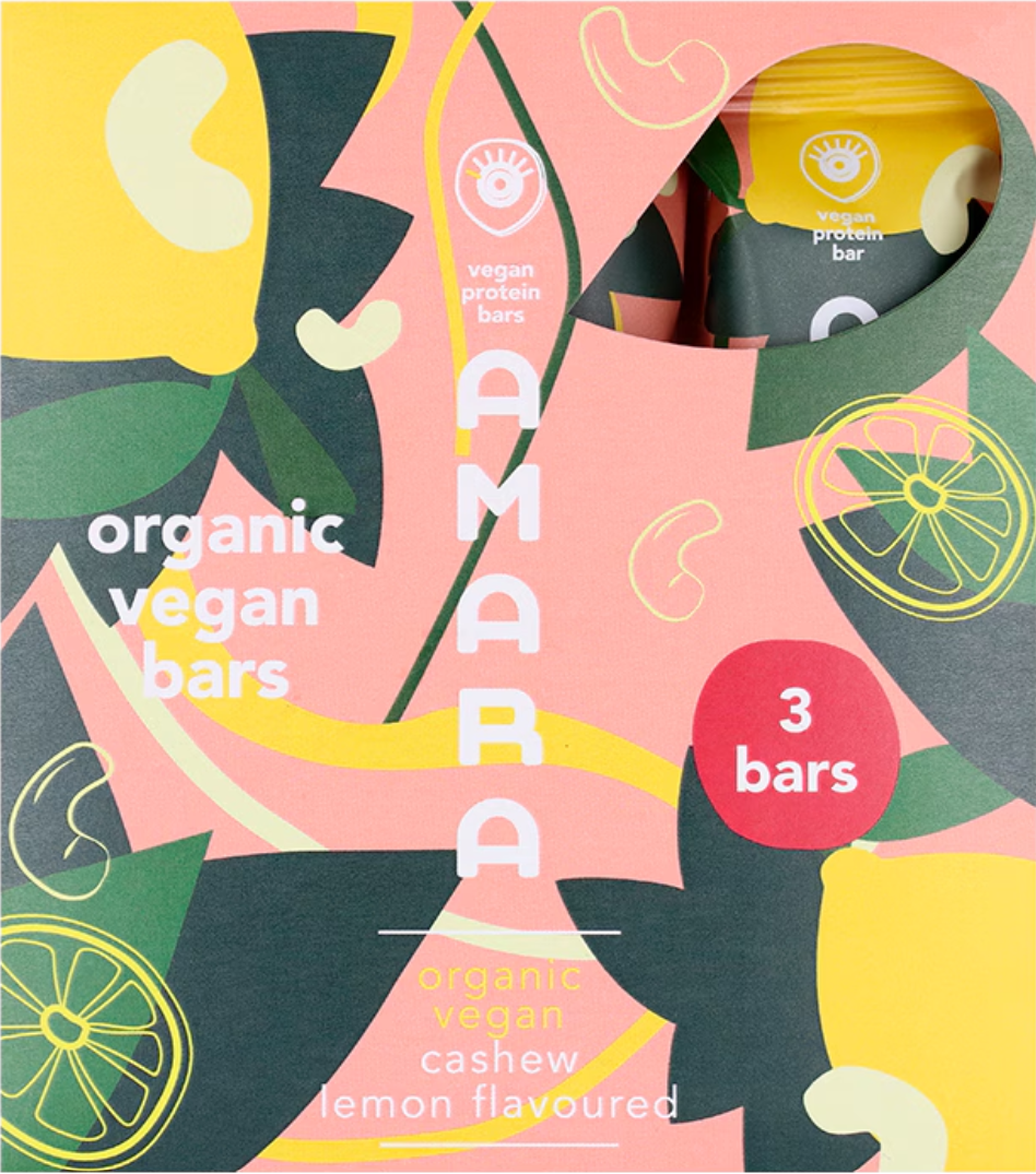 Organic Vegan Protein Bar Cashew Lemon